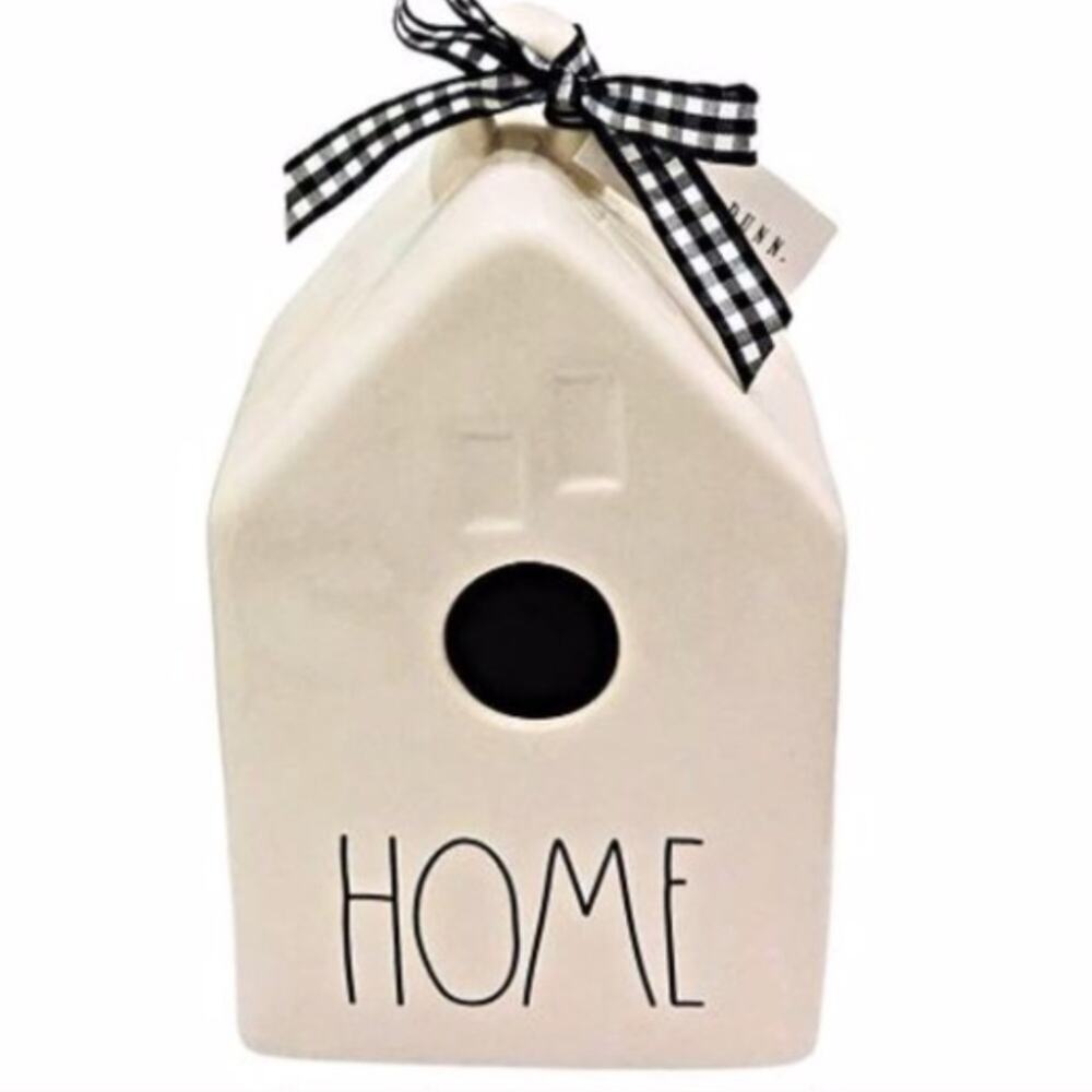New Rae Dunn HOME House Shaped Birdhouse
